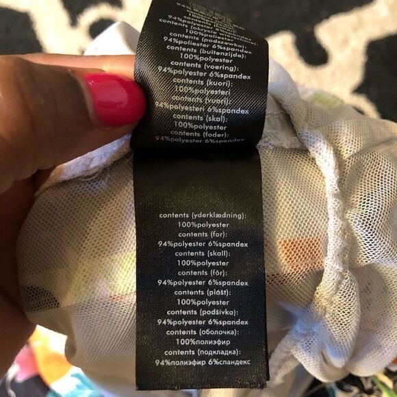 DVF x Onia Charles 7 Swim Shorts Trunks Multi Size XL *FLAWED* - Picture 9 of 9